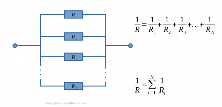 Resistors In Parallel – Physics Software